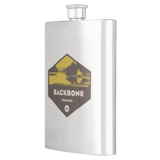 Backbone Staat Park Iowa Flachmann (Links)