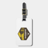 Backbone Staat Park Iowa Gepäckanhänger (Vorderseite vertikal)