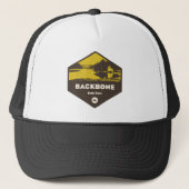 Backbone Staat Park Iowa Truckerkappe (Vorderseite)