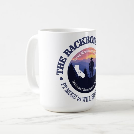 Backbone Trail (rd2) Kaffeetasse (Vorderseite Links)