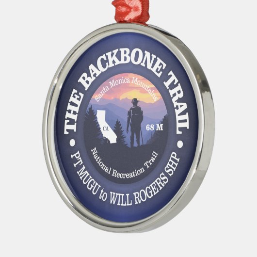 Backbone Trail (rd2) Ornament Aus Metall (Links)