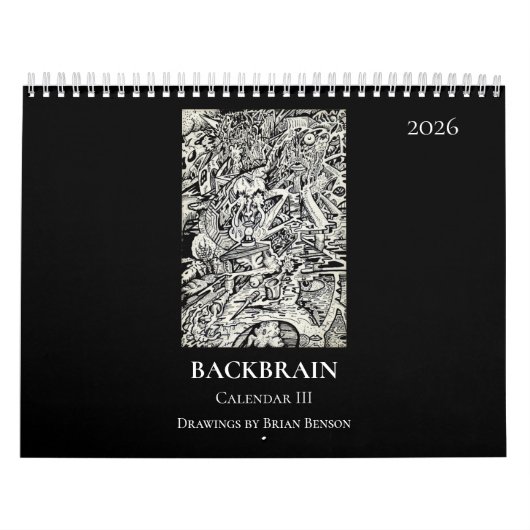 Backbrain Calendar III 2026 (Double Page) Kalender (Titelbild)