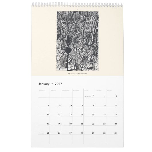 Backbrain Calendar III 2026 (Single Page) Kalender (Jan 2027)