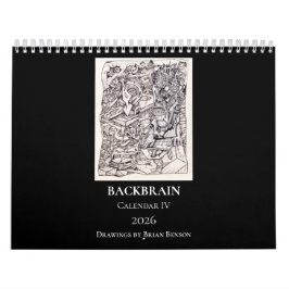 Backbrain Calendar IV 2026 Double-page Kalender