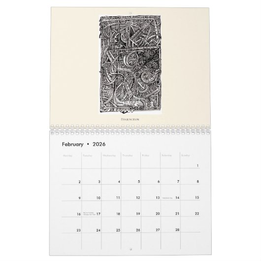 Backbrain Calendar IV 2026 Double-page Kalender (Feb 2026)