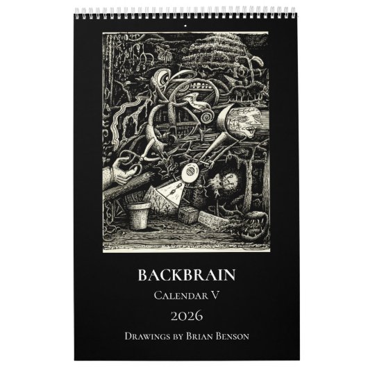 Backbrain Calendar V, 2026, Single Page Kalender (Titelbild)