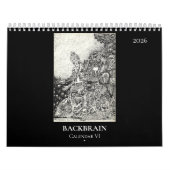 Backbrain Calendar VI, 2026, Double Page Kalender (Titelbild)