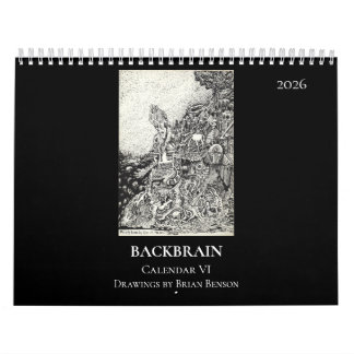Backbrain Calendar VI, 2026, Double Page Kalender