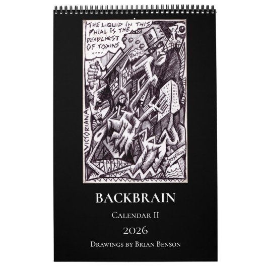 Backbrain Kalender II 2026 (Einzelne Seite, Mittel (Titelbild)