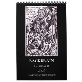 Backbrain Kalender II 2026 (Einzelne Seite, Mittel