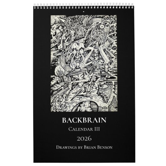 Backbrain Kalender III 2026 (Einzelblatt) (Titelbild)