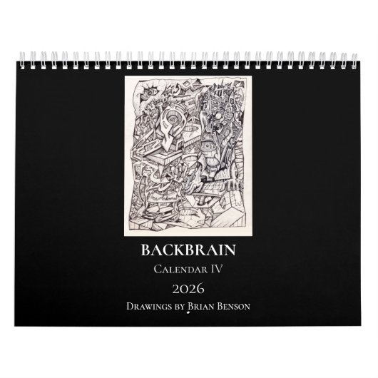 Backbrain Kalender IV 2026 Doppelseite (Titelbild)