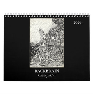 Backbrain Kalender VI, 2026, Doppelseite