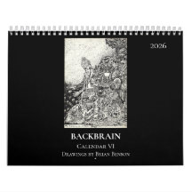 Backbrain Kalender VI, 2026, Doppelseite