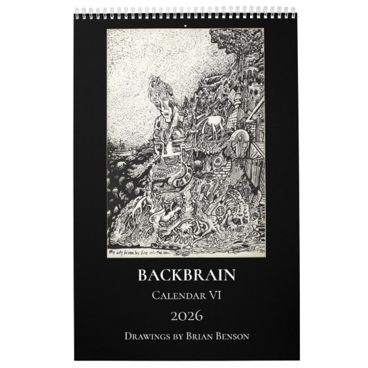 Backbrain-Kalender VI, 2026, Einzelblatt Kalender (Titelbild)