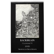 Backbrain-Kalender VI, 2026, Einzelblatt