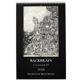 Backbrain-Kalender VI, 2026, Einzelblatt Kalender