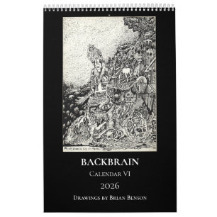 Backbrain-Kalender VI, 2026, Einzelblatt Kalender