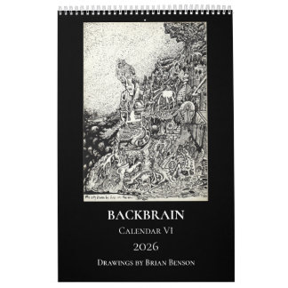 Backbrain-Kalender VI, 2026, Einzelblatt Kalender