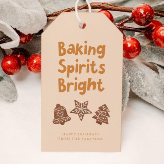 Backbrillanz | Cookie Exchange Gelb Geschenkanhänger