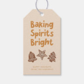 Backbrillanz | Cookie Exchange Gelb Geschenkanhänger (Vorderseite)