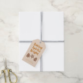 Backbrillanz | Cookie Exchange Gelb Geschenkanhänger (Mit Garn)