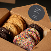 Backbrillanz | Moderner, trendiger Spaß Runder Aufkleber