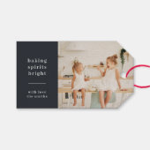 Backbrillanz | Modernes, stilvolles Kids Foto Geschenkanhänger (Vorderseite (Horizontal))