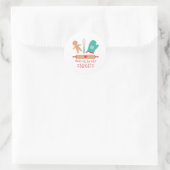 Backbrillanz Runder Aufkleber (Tasche)