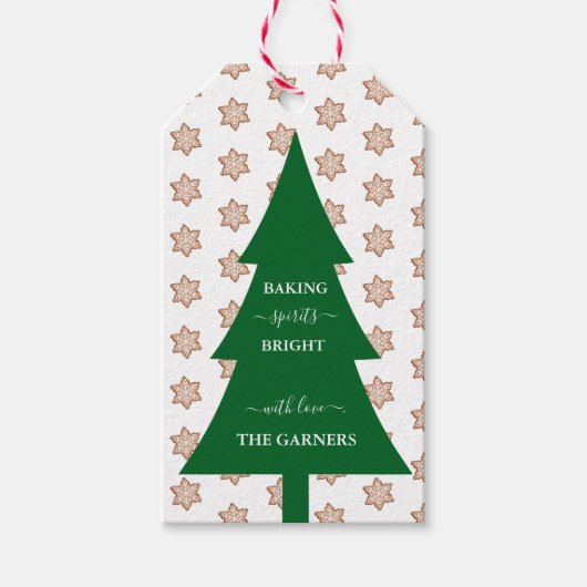 Backbrillanz | Weihnachtsbaum Geschenkanhänger (Vorderseite)