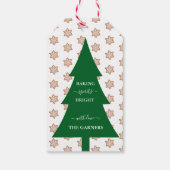 Backbrillanz | Weihnachtsbaum Geschenkanhänger (Rückseite)