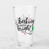Backbrillanz | Weihnachtsfest Spaß Glas (Rückseite)