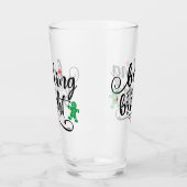 Backbrillanz | Weihnachtsfest Spaß Glas (Links)