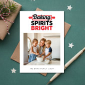 Backbrille Modernes Foto Feiertagskarte