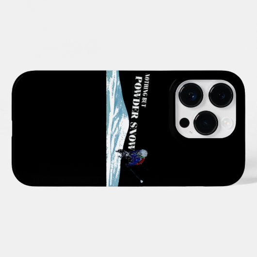 Backcountry Ski iPhone / iPad Gehäuse Case-Mate iPhone Hülle (Rückseite (Horizontal))