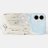 Backcountry Skier Case-Mate iPhone Hülle (Rückseite (Horizontal))