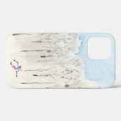 Backcountry Skier Case-Mate iPhone Hülle (Rückseite (Horizontal))