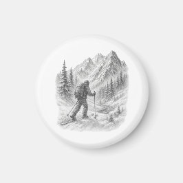 Backcountry-Skitouren-Magnet  Magnet