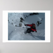 Backcountry Snowboarden Poster (Vorne)