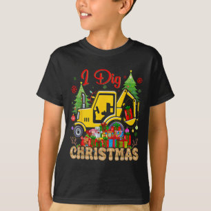 Backcups Niedlich Ss Loader Bagger Weihnachts Paj T-Shirt