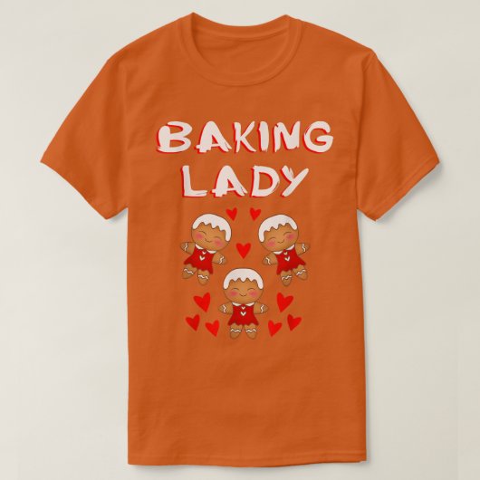 Backdame Baklet's bake Lebkuchen Christm T-Shirt (Design vorne)