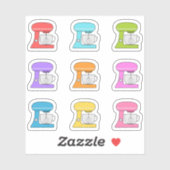 Backday Kitchen Stand Mixer Kochplaner Aufkleber (Blatt)