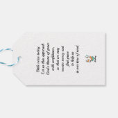 Backdesign für Bäcker Geschenkanhänger (Rückseite Horizontal)