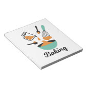 Backdesign für Bäcker Notizblock (angewinkelt)