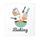 Backdesign für Bäcker Notizblock (Vorderseite)