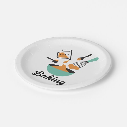 Backdesign für Bäcker Pappteller (Schrägansicht)