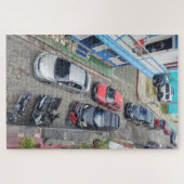 backed up traffic waiting calmly puzzle (Horizontal)