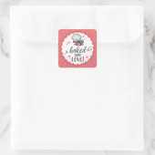 Backed with Liebe Small Business Sticker (Tasche)