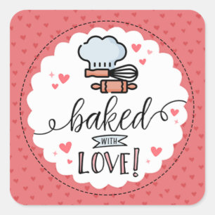Backed with Liebe Small Business Sticker