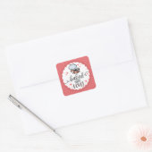 Backed with Liebe Small Business Sticker (Umschlag)